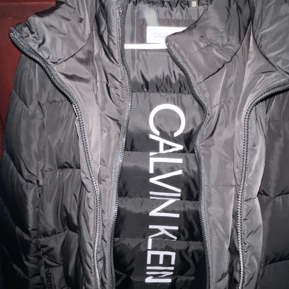 Calvin Klein doubled zipped.